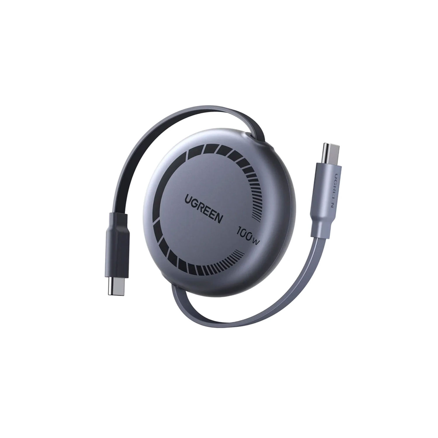 CABLE USB-C A USB-C UGREEN RETRÁCTIL 100W CARGA RÁPIDA PD 1M L531-65905 - 1