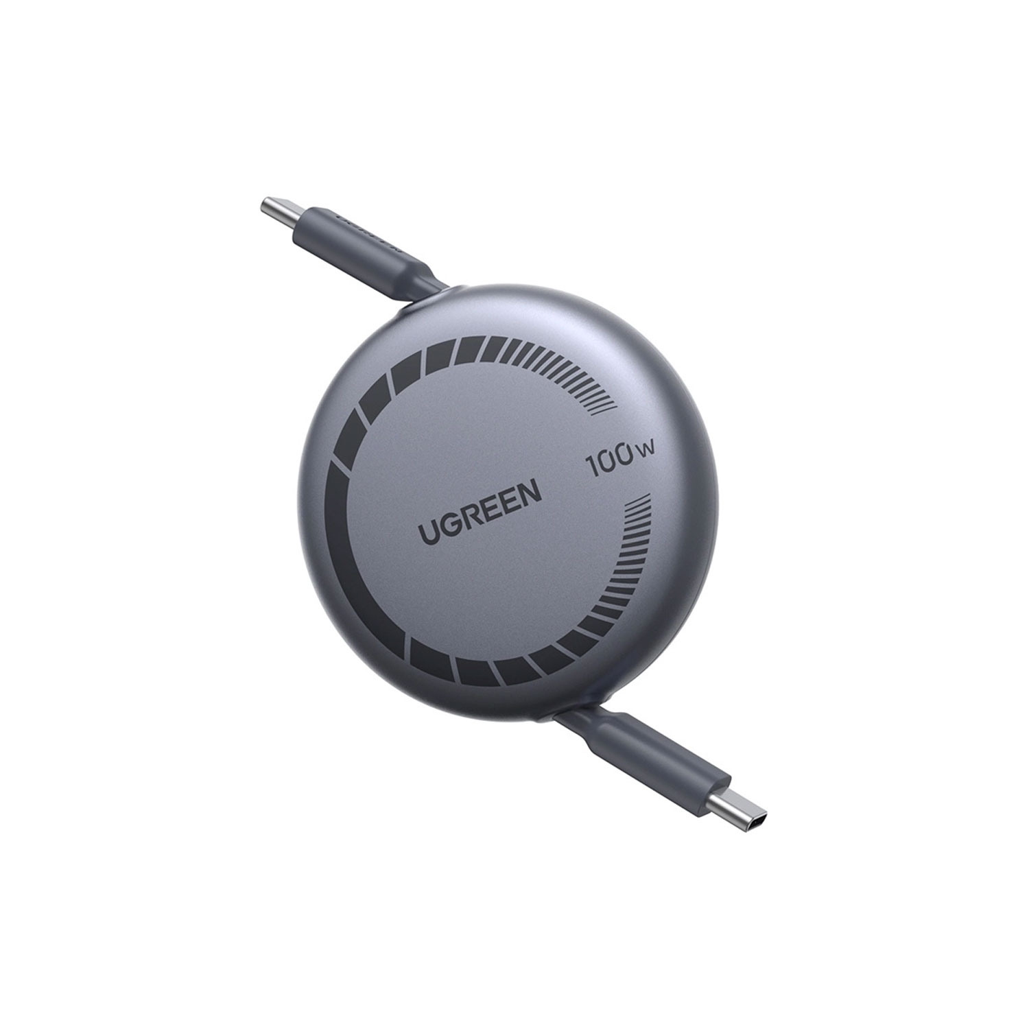 CABLE USB-C A USB-C UGREEN RETRÁCTIL 100W CARGA RÁPIDA PD 1M L531-65905 - 3