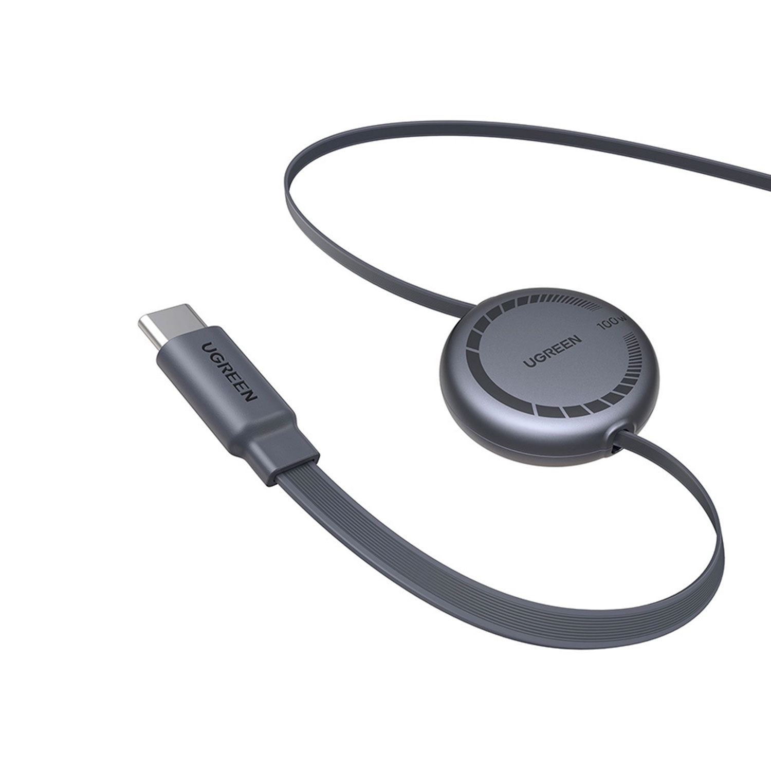 CABLE USB-C A USB-C UGREEN RETRÁCTIL 100W CARGA RÁPIDA PD 1M L531-65905 - 5