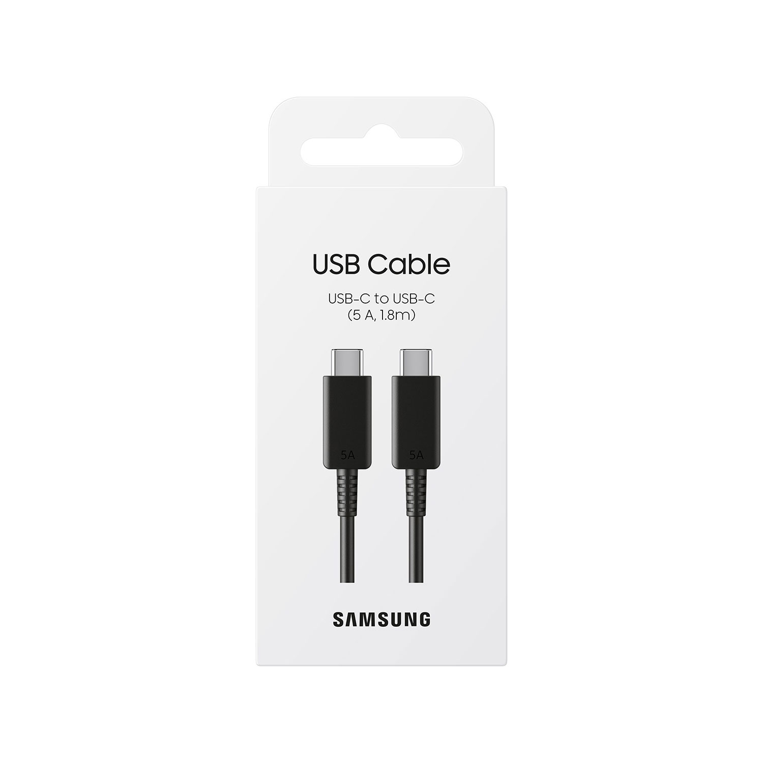 CABLE SAMSUNG USB-C A USB-C 5A 1.8M NEGRO EP-DX510 - 4