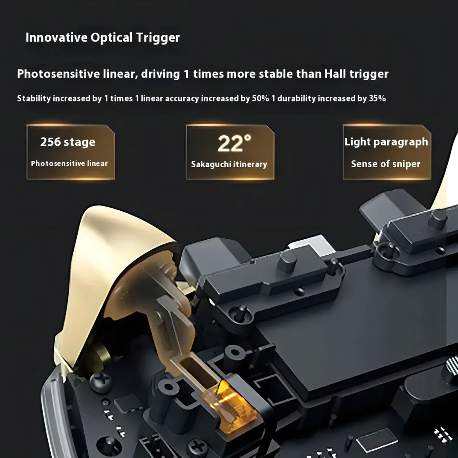 GAMEPAD GAMER MACHENIKE G5 PRO MAX SE TOUCH GOLD EDITION - 6
