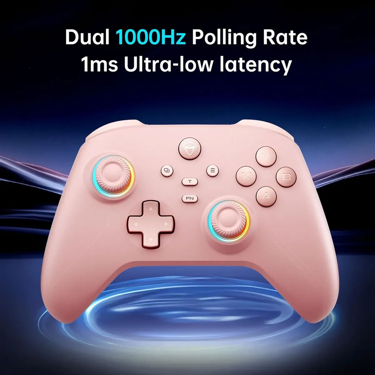 GAMEPAD GAMER MACHENIKE G3 V2 TRI-MODE ROSA - 2