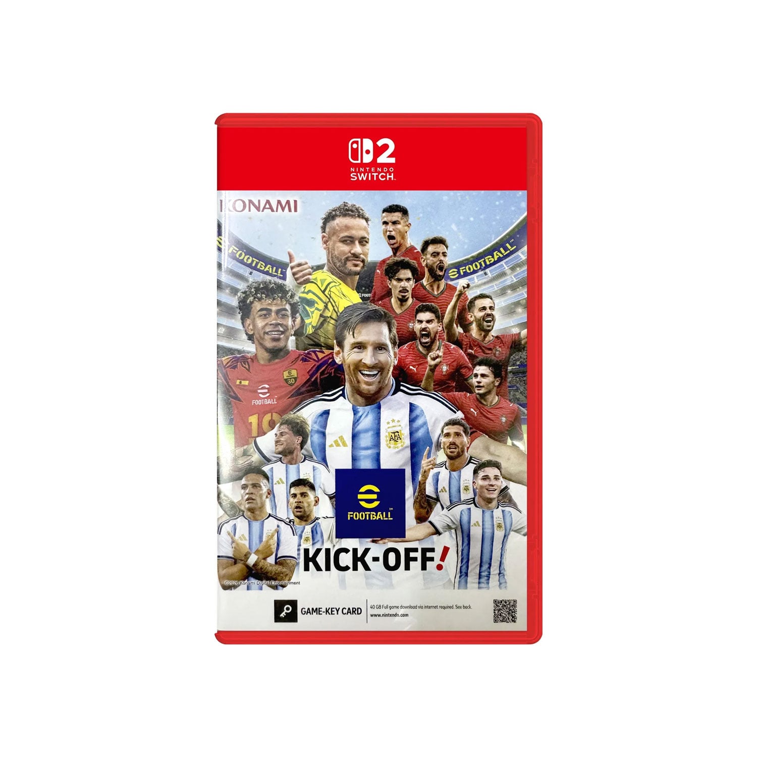 EFOOTBALL KICK-OFF GAME-KEY CARD NINTENDO SWITCH 2 LATAM - 1