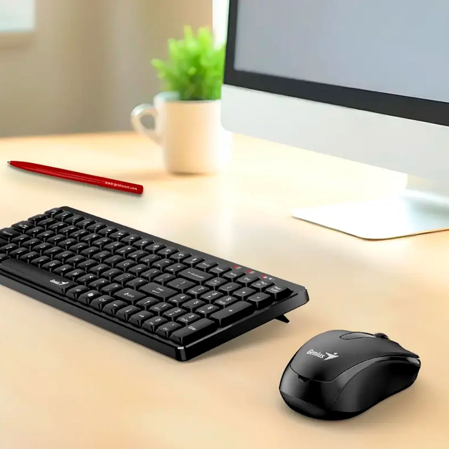 COMBO TECLADO Y MOUSE GENIUS LUXEMATE Q8100 AI COPILOT - 5