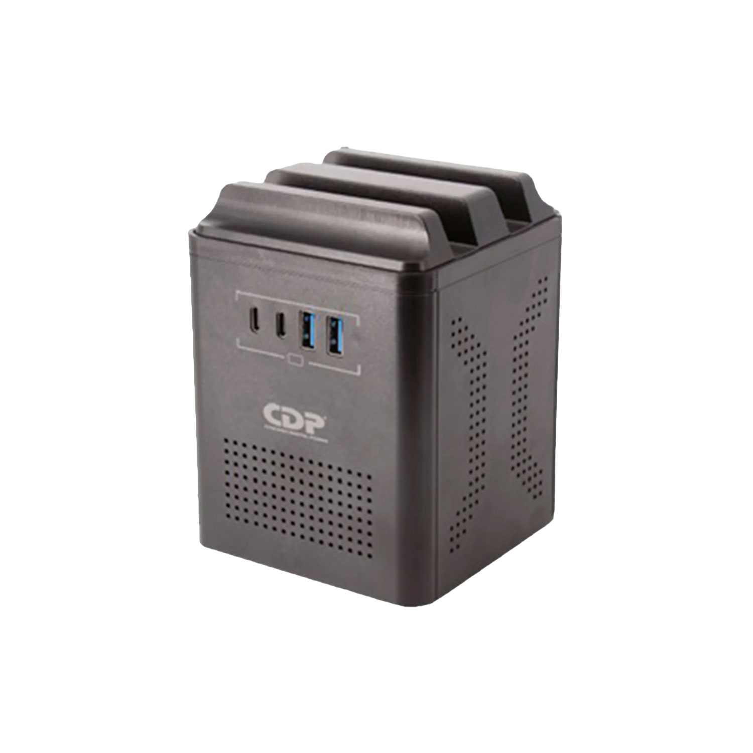 ESTABILIZADOR CDP RUAVR10041 1000VA 500W 4 TOMAS USB-A USB-C - 1