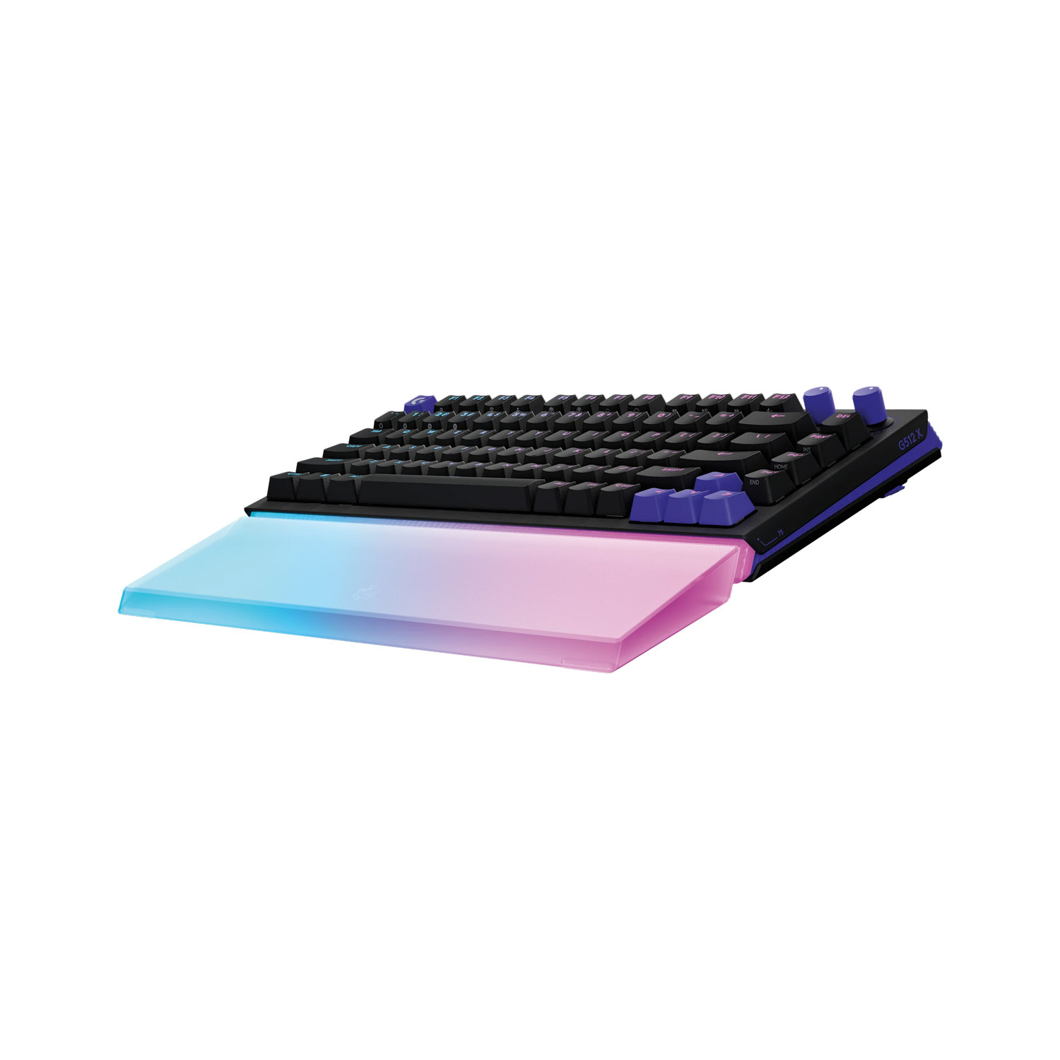 REPOSAMUÑECAS LOGITECH G512 X 75 PARA TECLADO TRANSPARENTE - 2