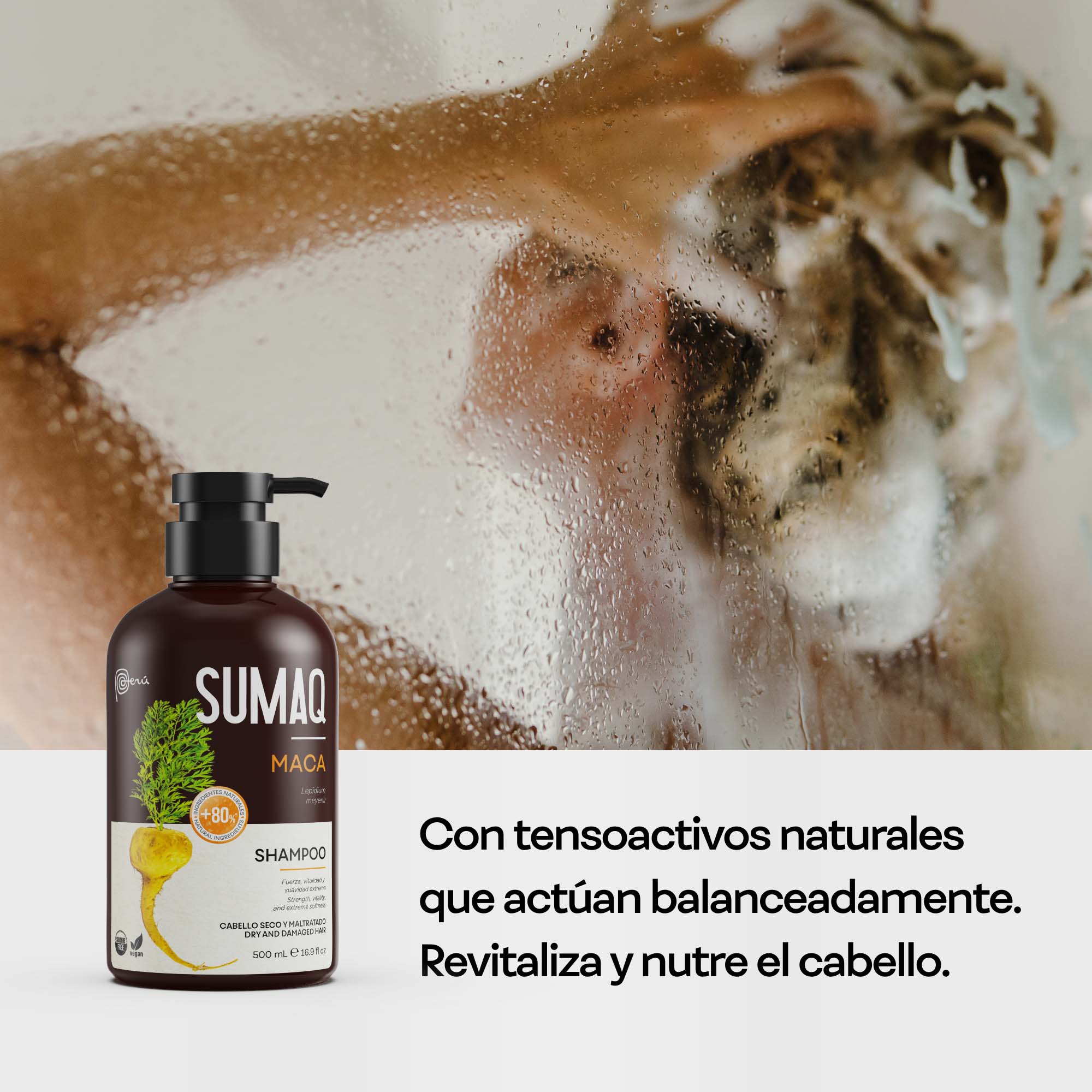 SHAMPOO SUMAQ MACA X 500 ML - 3