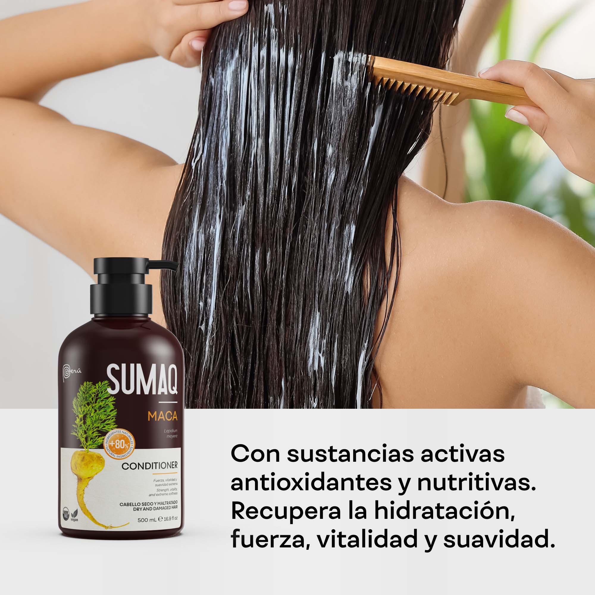 ACONDICIONADOR SUMAQ 500ML MACA - 7