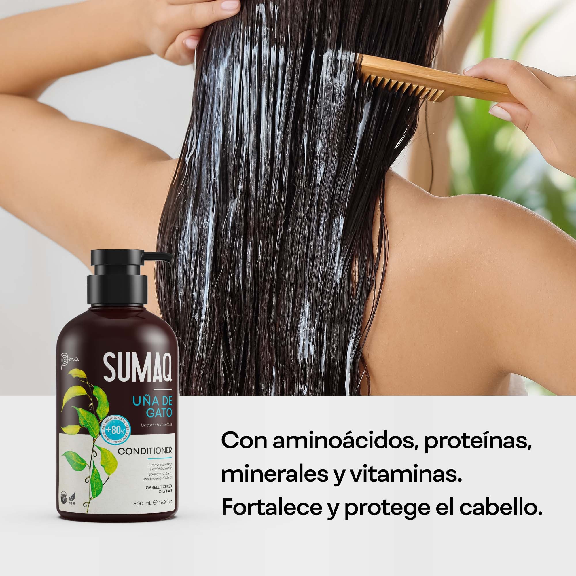 ACONDICIONADOR SUMAQ 500ML UÑA GATO - 4