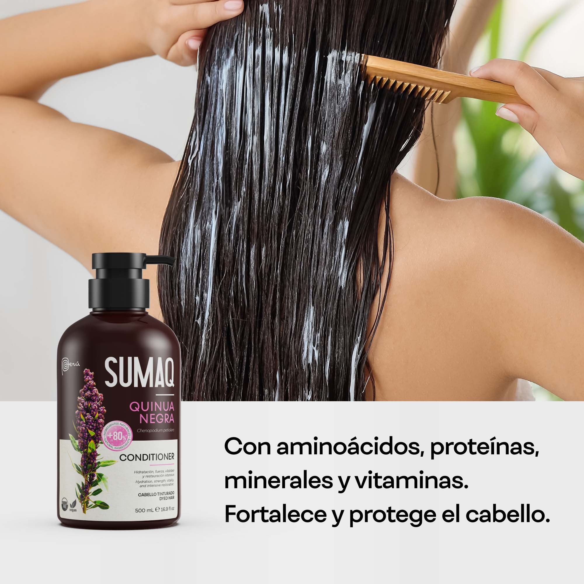 ACONDICIONADOR SUMAQ 500ML QUINUA NEGRA - 4