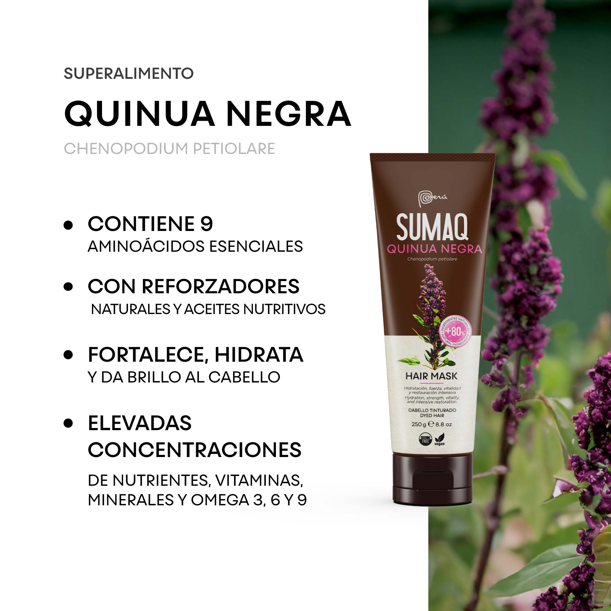 MASCARILLA SUMAQ 250G QUINUA NEGRA - 6