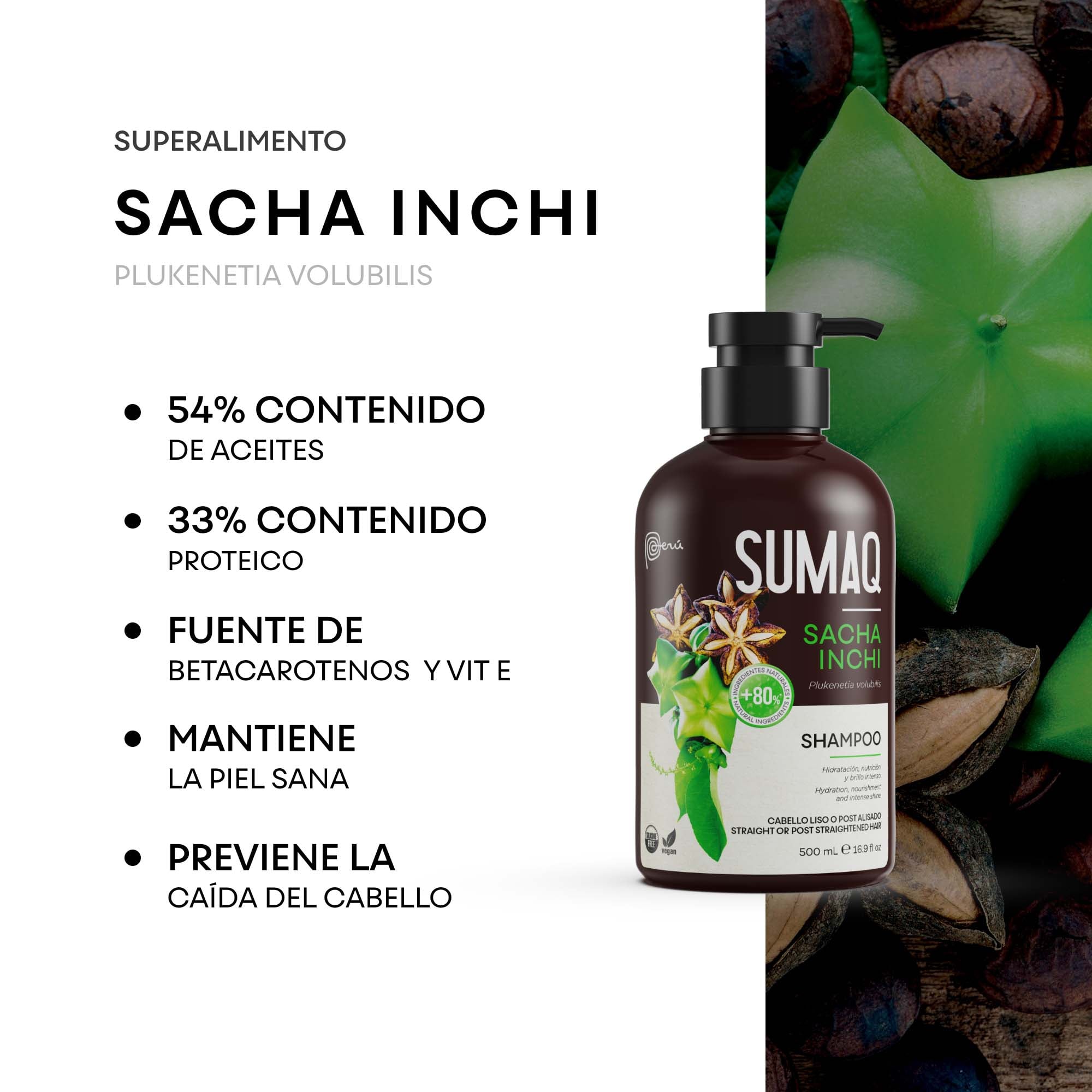SHAMPOO SUMAQ SACHA INCHI X 500 ML - 4