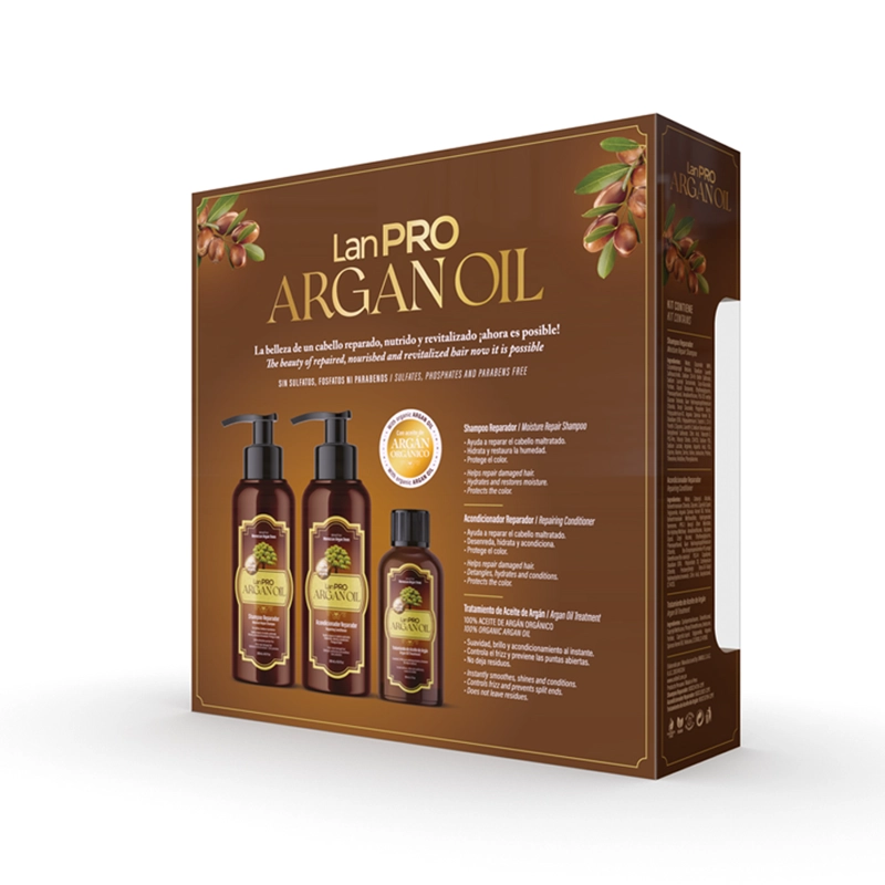 PACK LANPRO ARGAN OIL – SHAMPOO + ACONDICIONADOR + ACEITE - 4