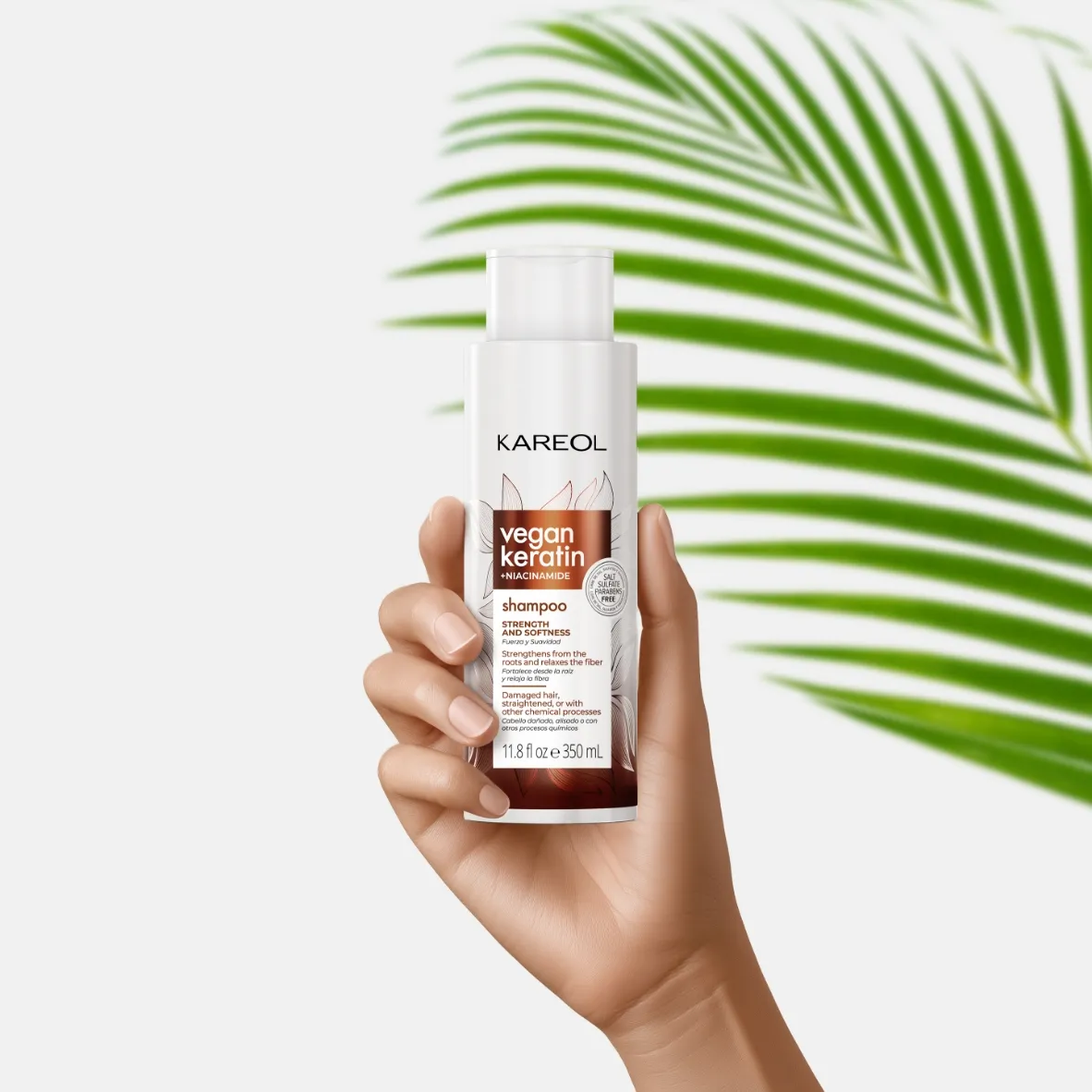 SHAMPOO KAREOL KERATINA VEGANA + NIACINAMIDE X 350 ML - 2