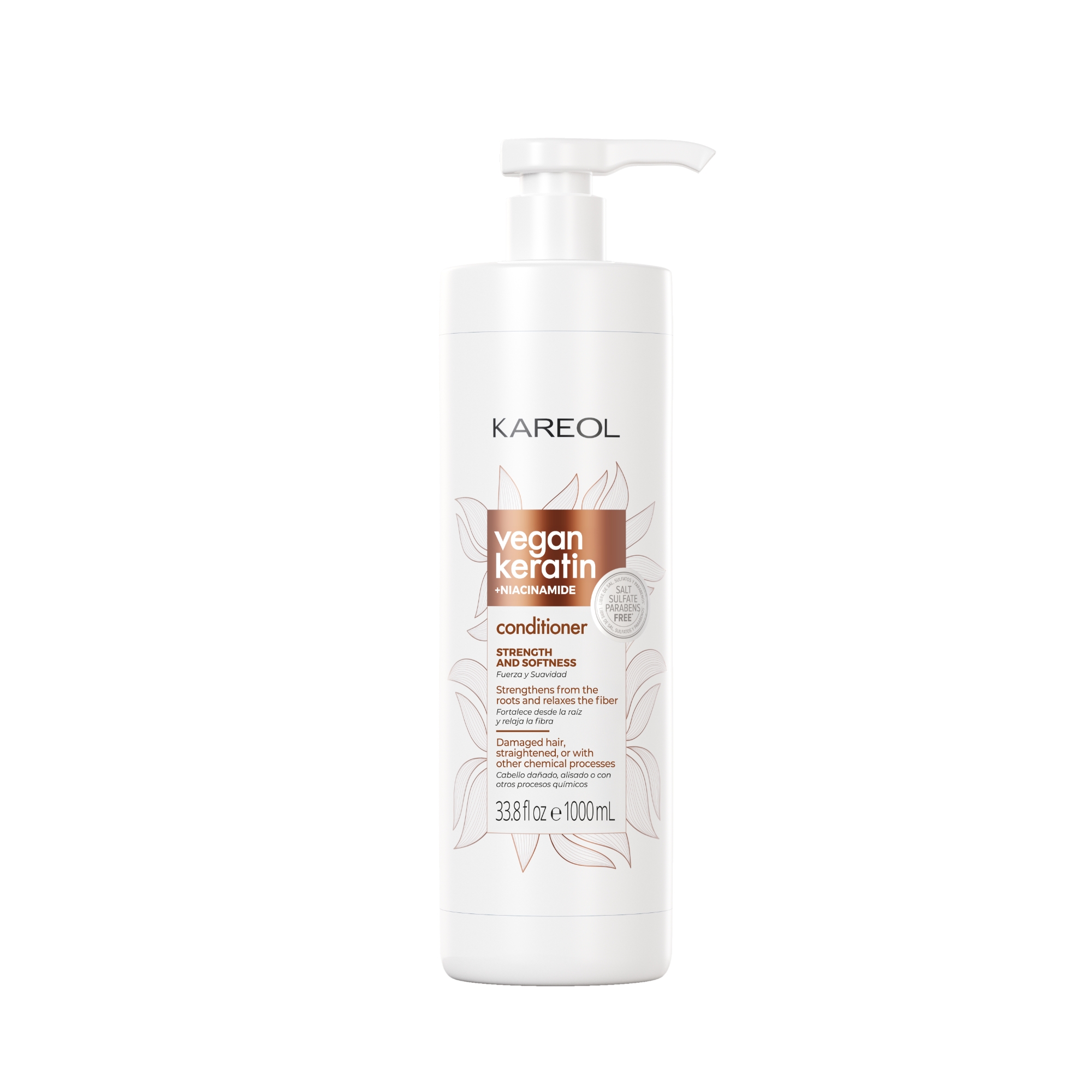 ACONDICIONADOR KAREOL KERATINA VEGANA + NIACINAMIDE X 1000 ML - 1
