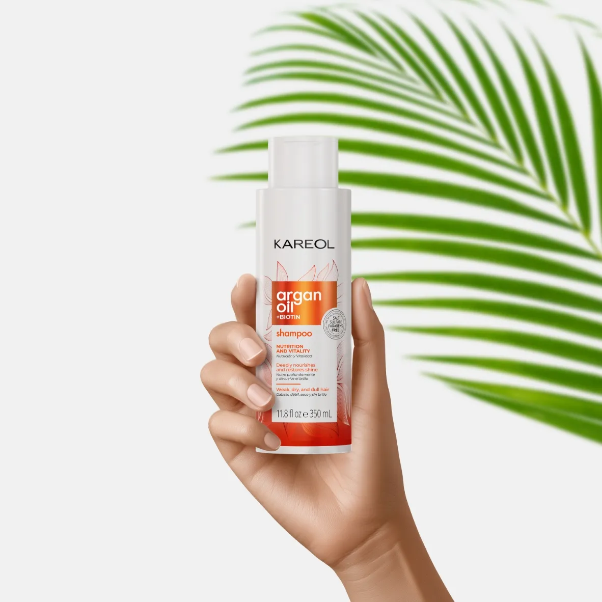 SHAMPOO KAREOL ARGAN OIL + BIOTINA X 350 ML - 2