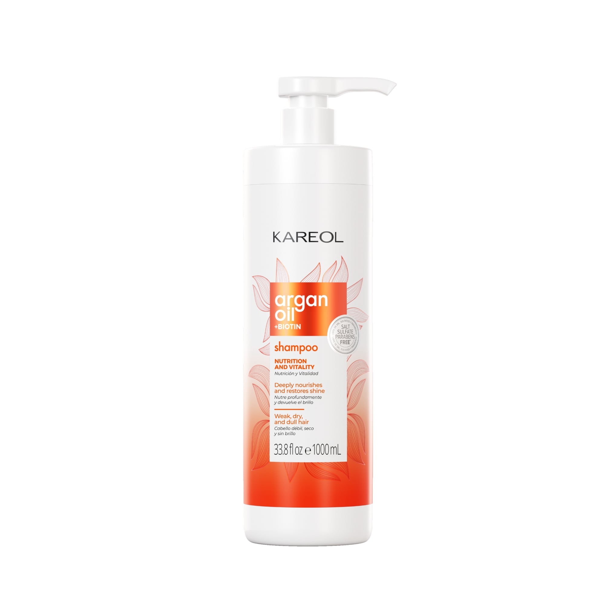 SHAMPOO KAREOL ARGAN OIL + BIOTINA X 1000 ML - 1