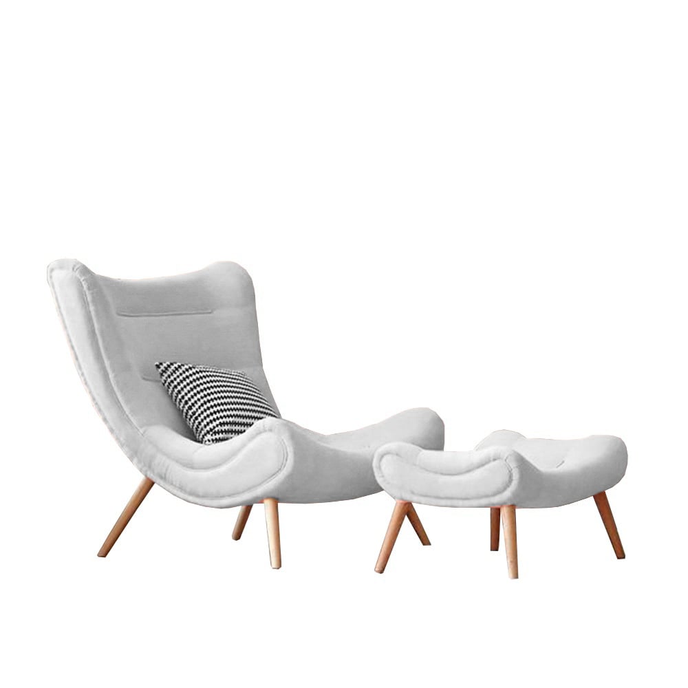 SILLON + BANQUETA HOME PREMIUM LOOPS BLANCO - 1