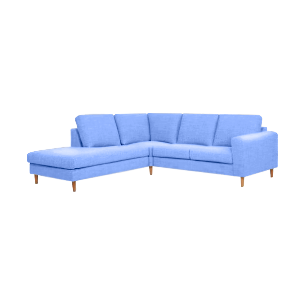 SECCIONAL HOME PREMIUM NINY AZUL IZQUIERDO - 1