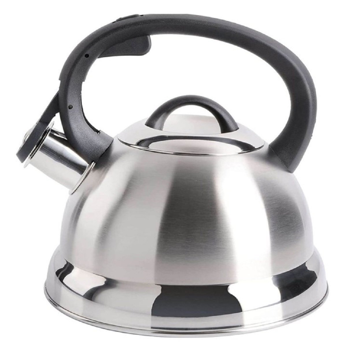 TETERA 2.5 LITROS FLAMBERG ACERO INOXIDABLE NEGRO - 1