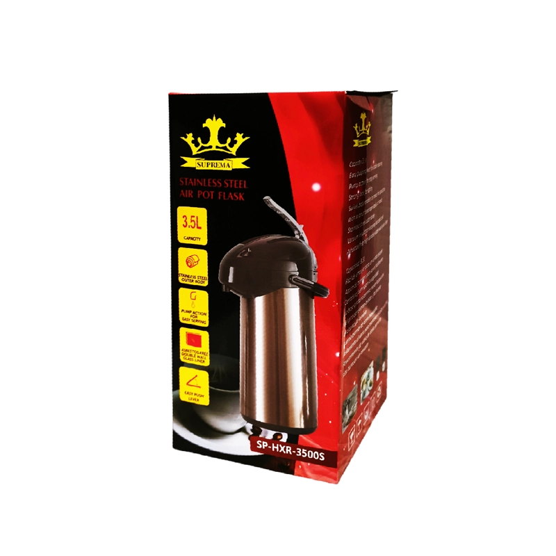 TERMO SIFÓN SUPREMA DE 3.5 LITROS ACERO INOXIDABLE SP-HXR-3500S - 5