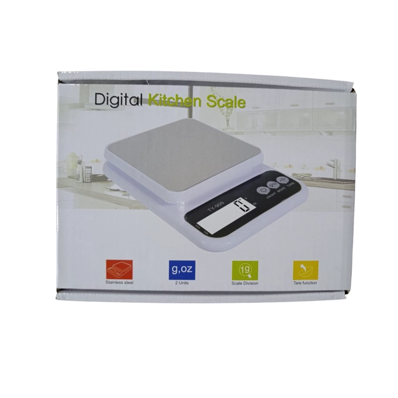 BALANZA GRAMERA KITCHEN SCALE 10 KG A 1 GR - 3