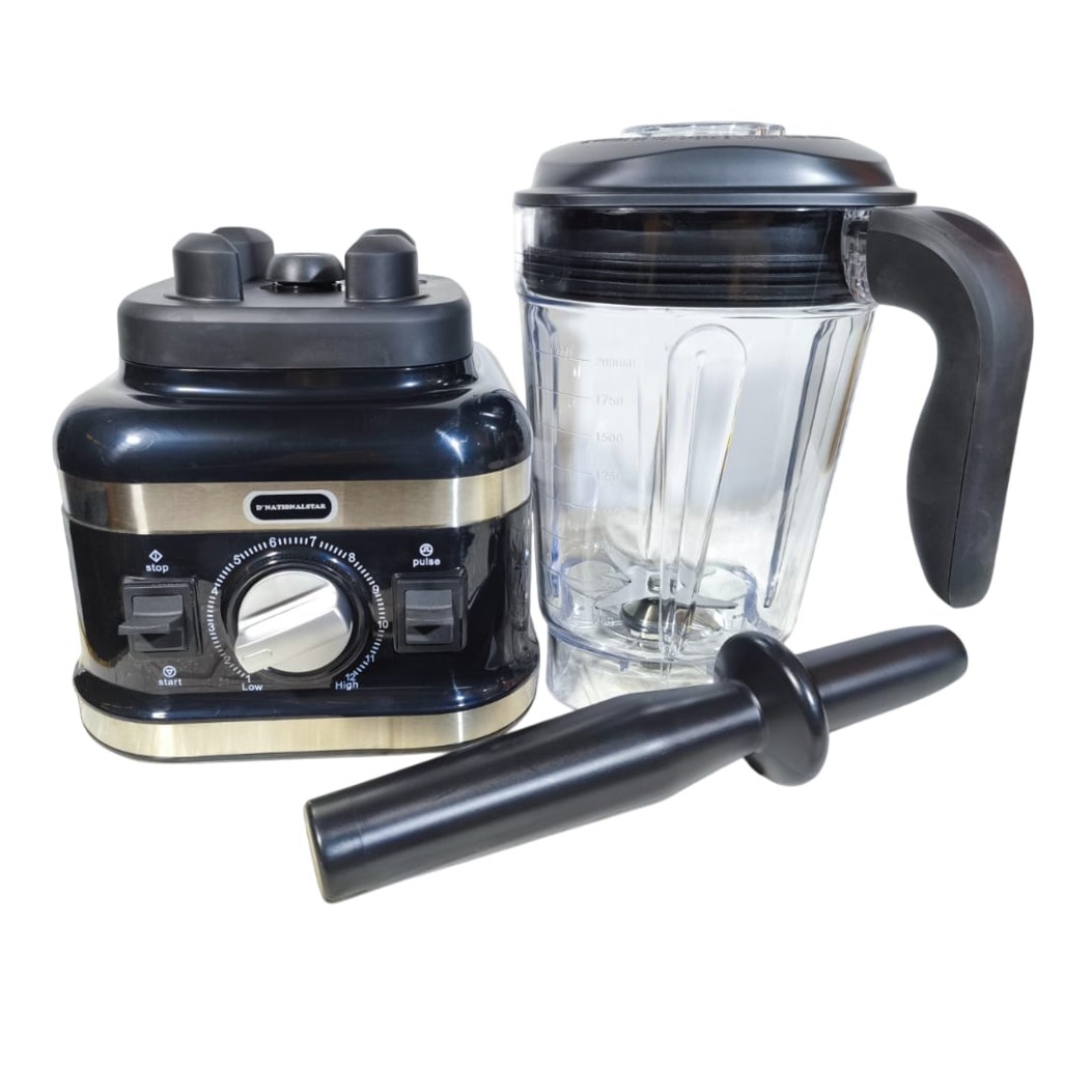LICUADORA INDUSTRIAL DNATIONALSTAR 2 LITROS 2500 WATTS - NEGRO - 2