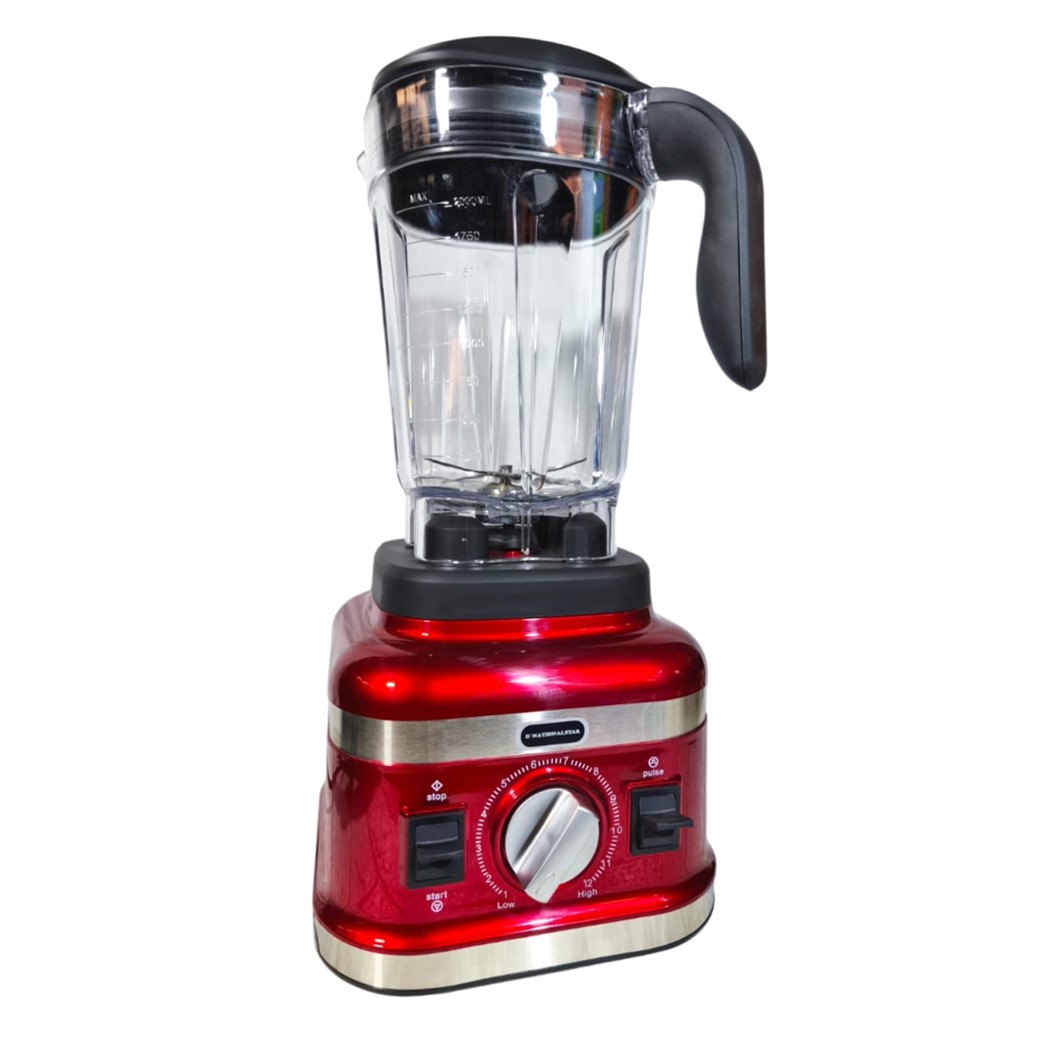 LICUADORA INDUSTRIAL DNATIONALSTAR 2 LITROS 2500 WATTS - ROJO - 1