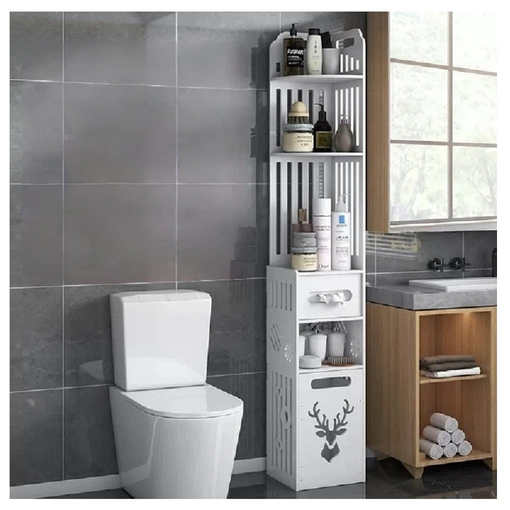 ORGANIZADOR ESTANTE CON DISPENSADOR DE PAPEL PARA COCINA - 4