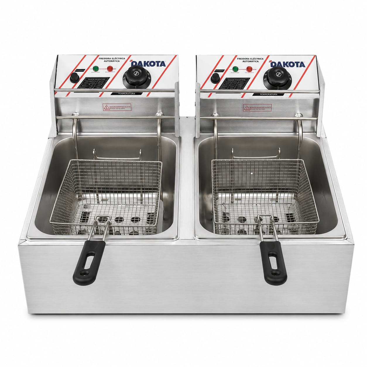 FREIDORA ELÉCTRICA CON ACEITE 11 LITROS AUTOMÁTICA DOBLE POZA DAKOTA EF-552-1 - 3