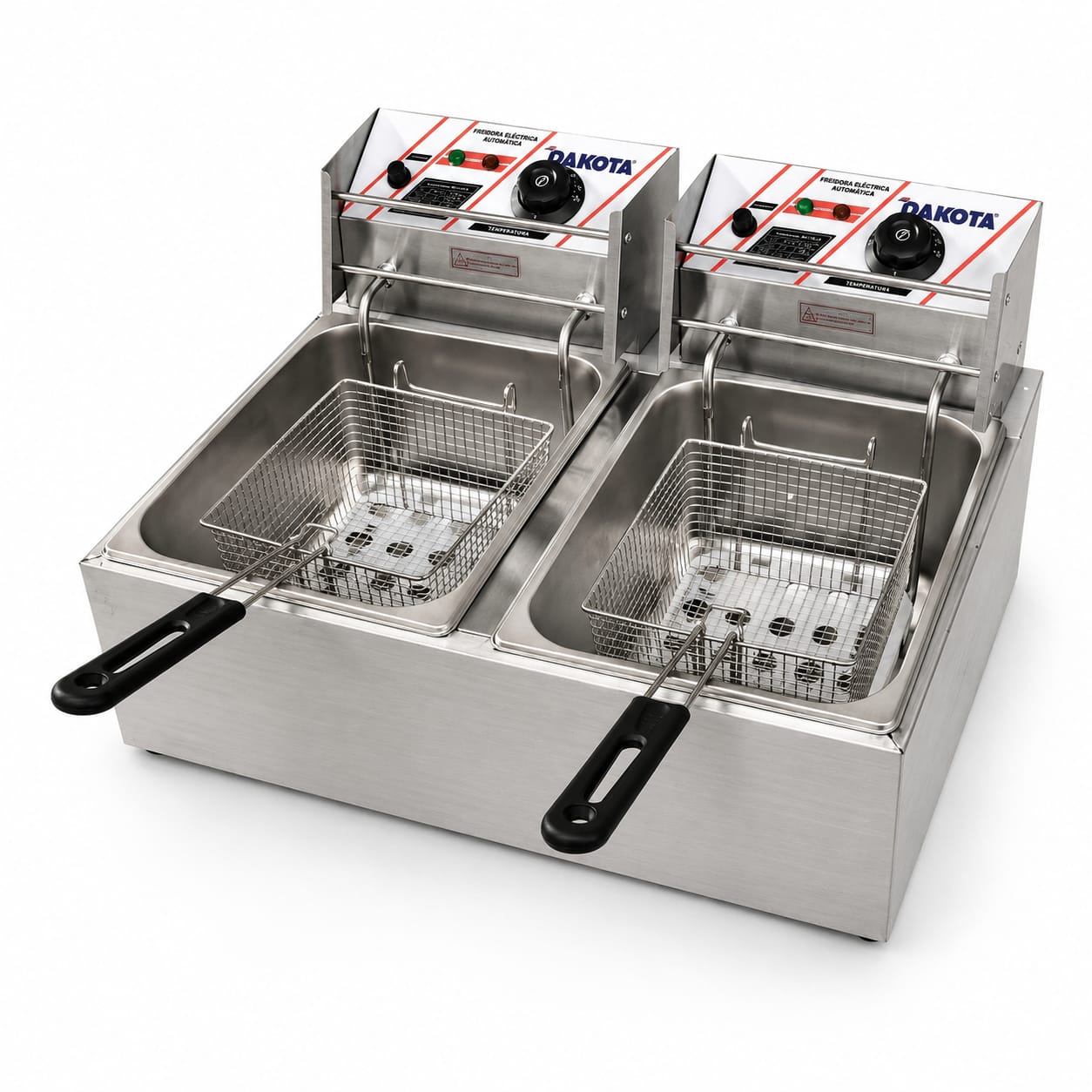 FREIDORA ELÉCTRICA CON ACEITE 11 LITROS AUTOMÁTICA DOBLE POZA DAKOTA EF-552-1 - 4
