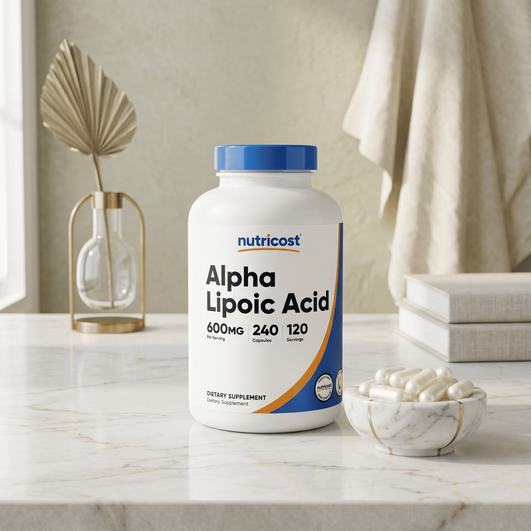 ÁCIDO ALFA LIPÓICO - NUTRICOST - 240 CÁPSULAS - 6