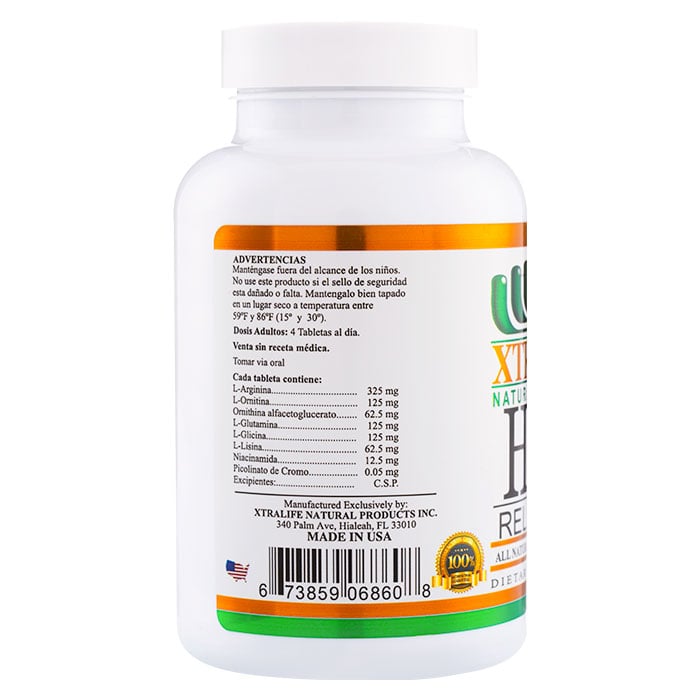 HGH RELEASING - XTRALIFE - 120 TABLETAS - 2
