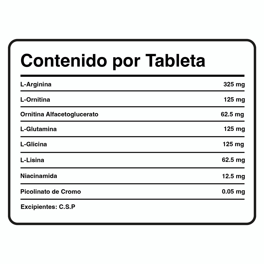 HGH RELEASING - XTRALIFE - 120 TABLETAS - 7