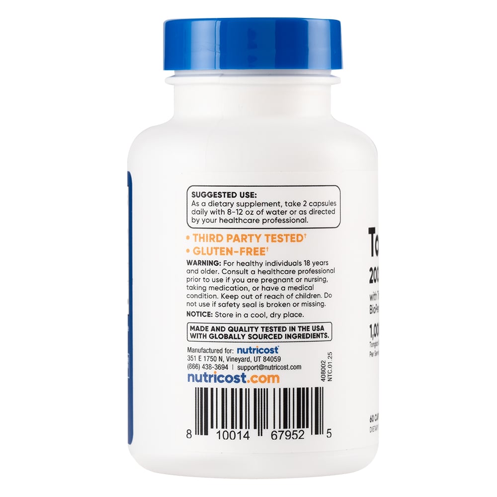 TONGKAT ALI - NUTRICOST - 60 CÁPSULAS - 2
