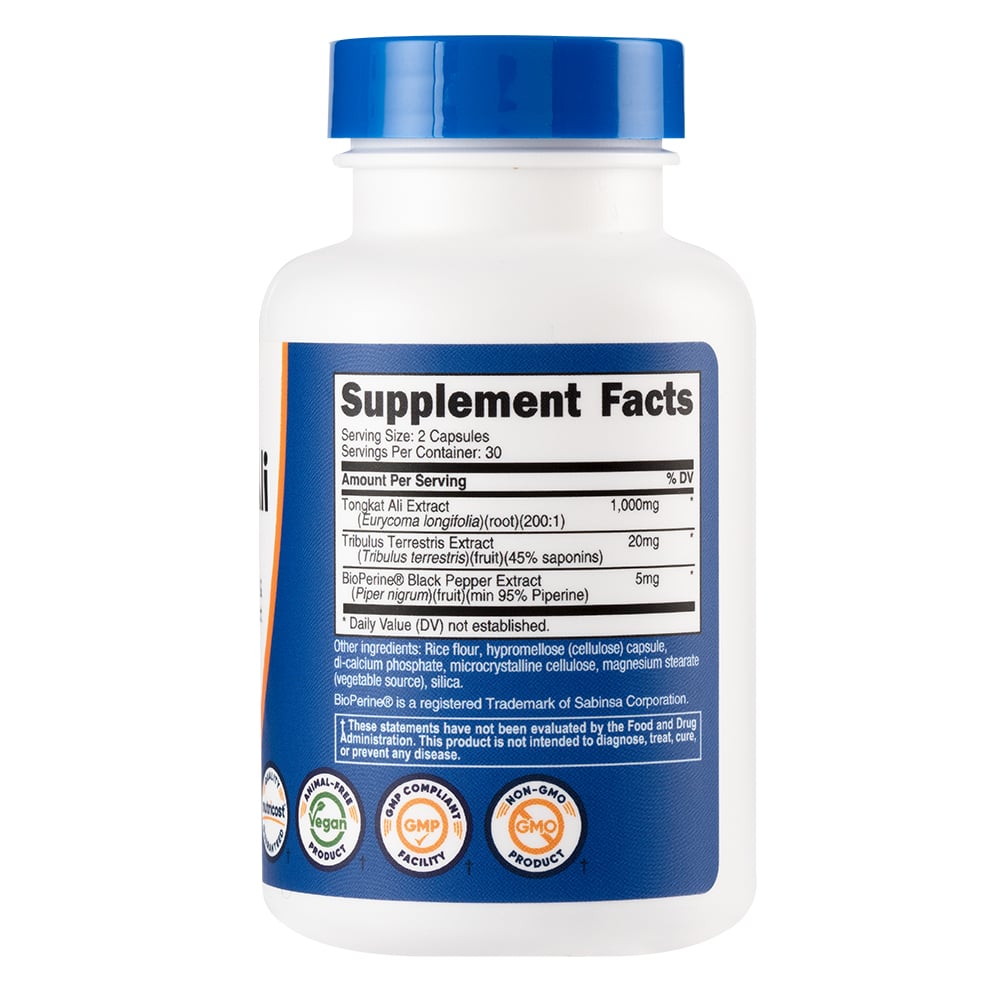 TONGKAT ALI - NUTRICOST - 60 CÁPSULAS - 3