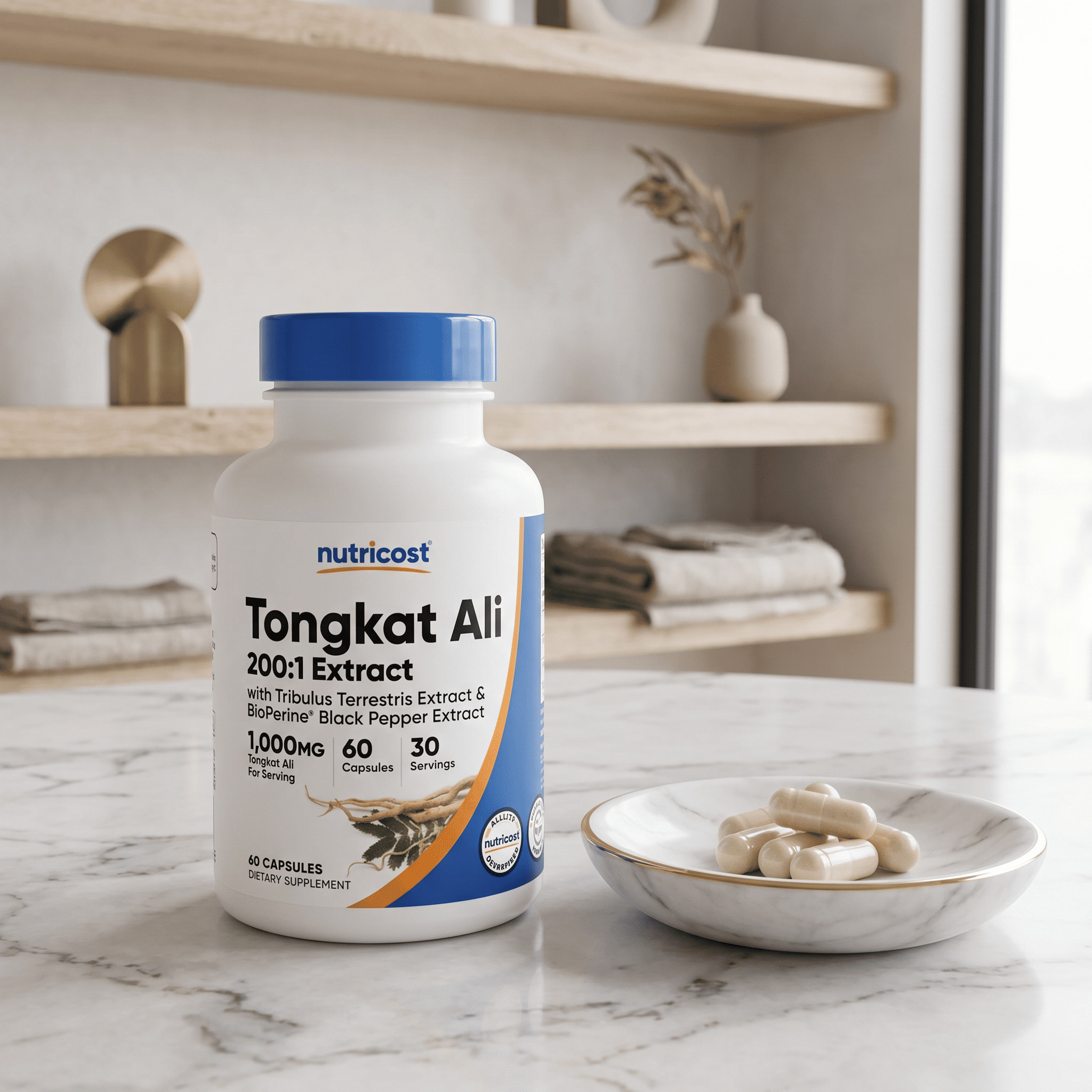 TONGKAT ALI - NUTRICOST - 60 CÁPSULAS - 6