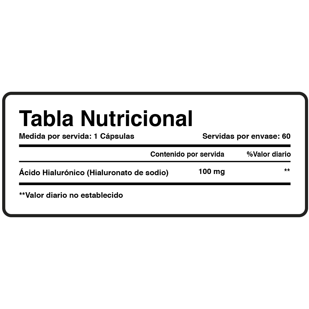ÁCIDO HIALURÓNICO - XTRALIFE - 60 CÁPSULAS - 4