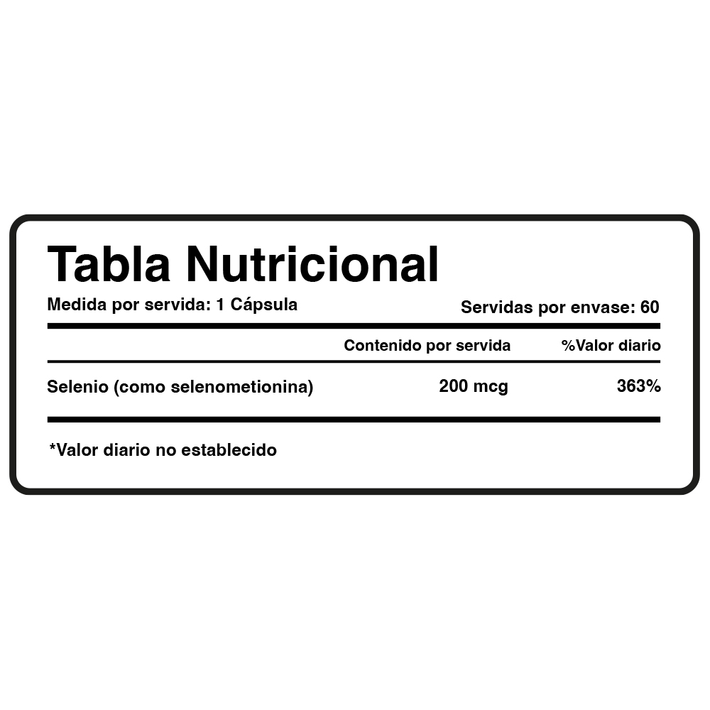 SELENIO - XTRALIFE - 60 CÁPSULAS - 5