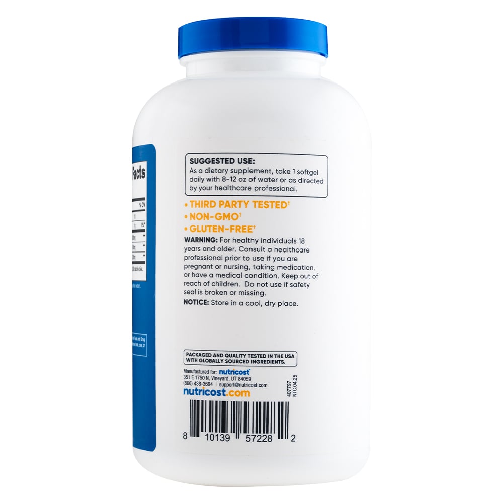 FISH OIL - NUTRICOST - 240 SOFTGELS - 2