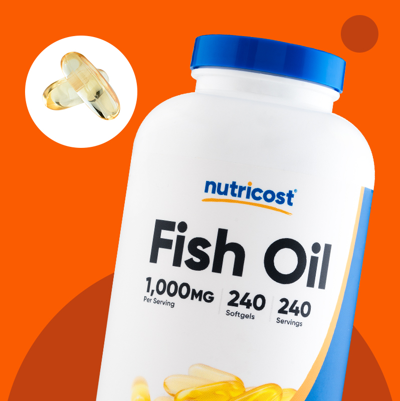 FISH OIL - NUTRICOST - 240 SOFTGELS - 7