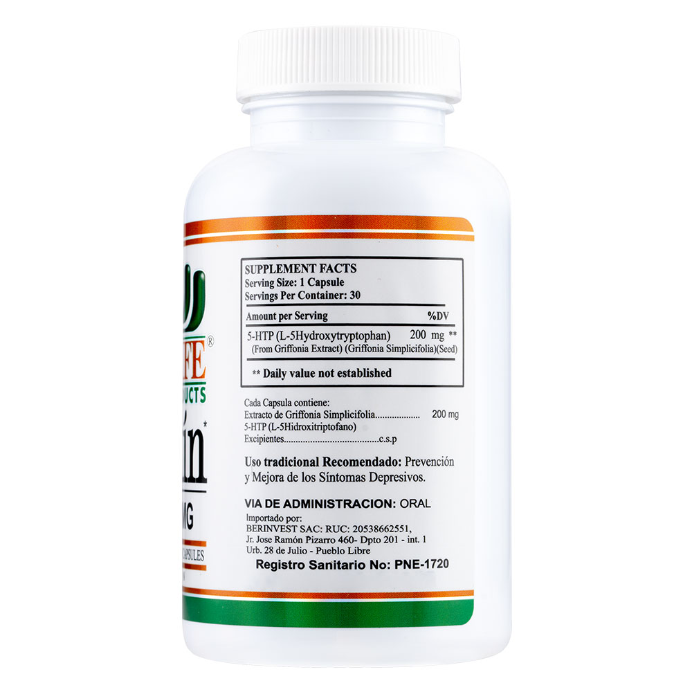 RELAXIN 5 HTP - XTRALIFE - 30 CÁPSULAS - 3