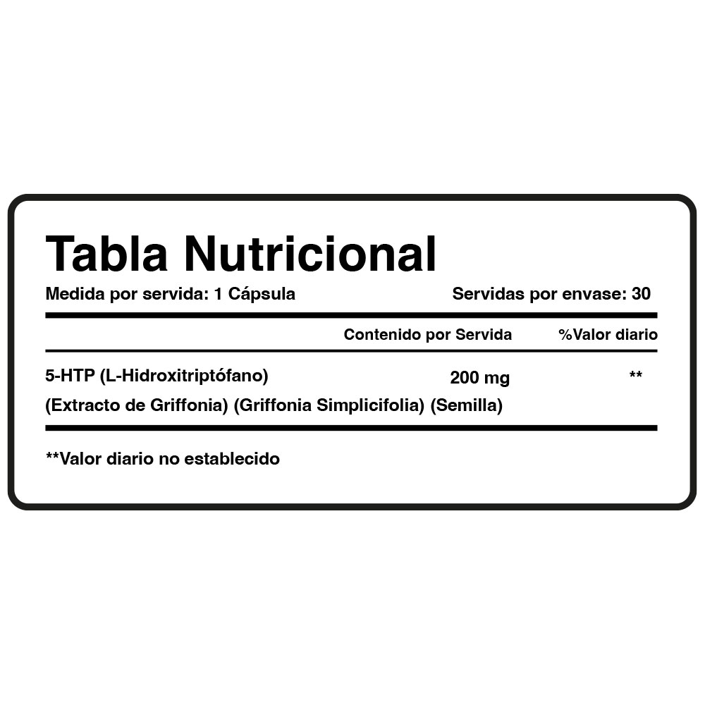 RELAXIN 5 HTP - XTRALIFE - 30 CÁPSULAS - 5