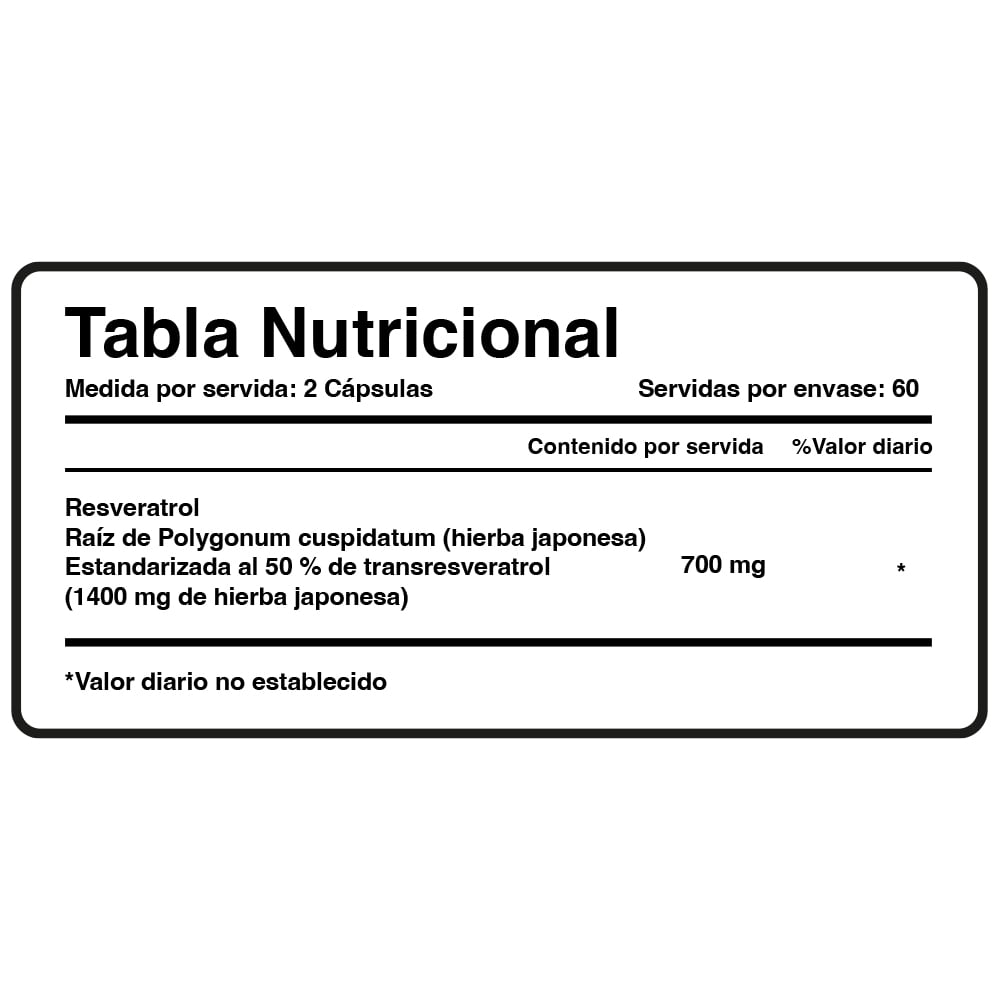 RESVERATROL - NUTRICOST - 120 CÁPSULAS - 5