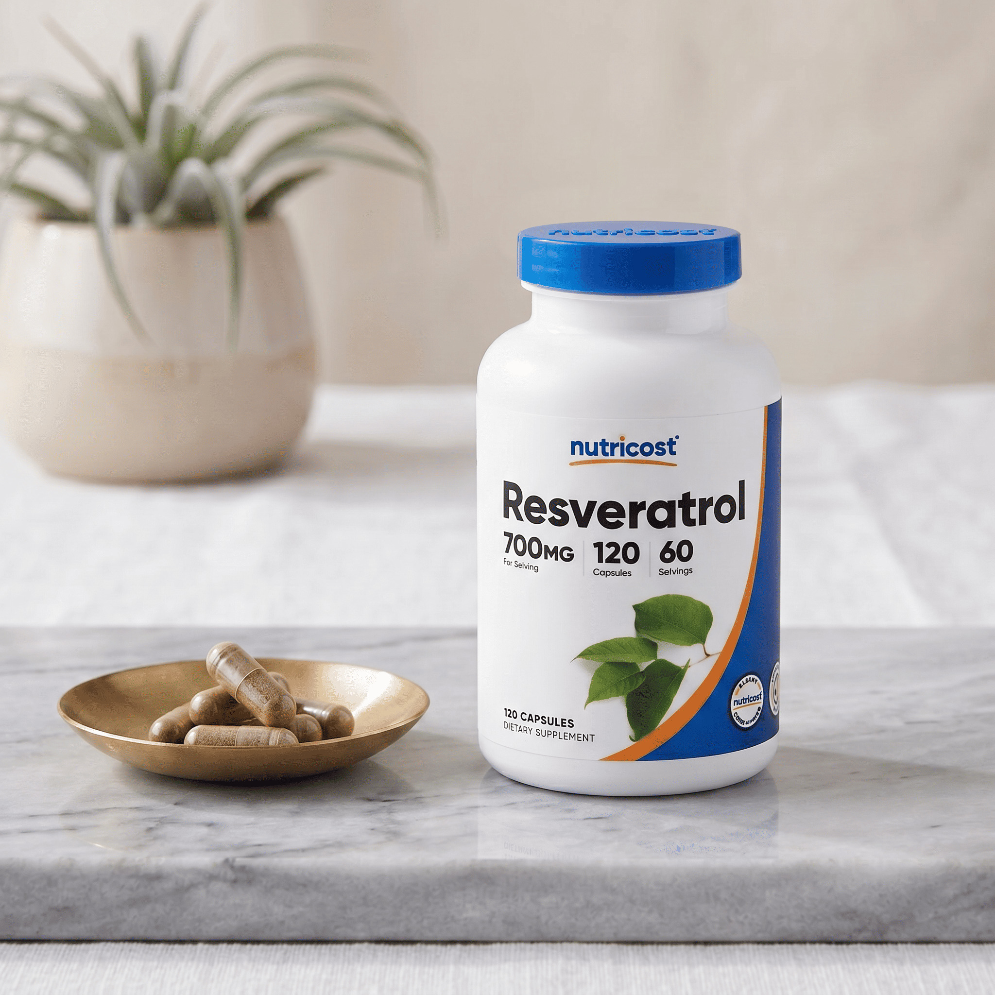 RESVERATROL - NUTRICOST - 120 CÁPSULAS - 6