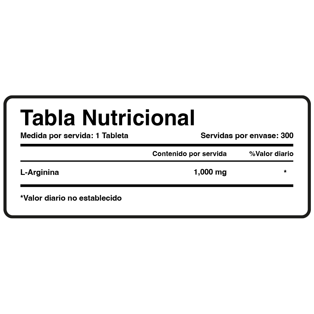 L-ARGININA - NUTRICOST - 300 TABLETAS - 5