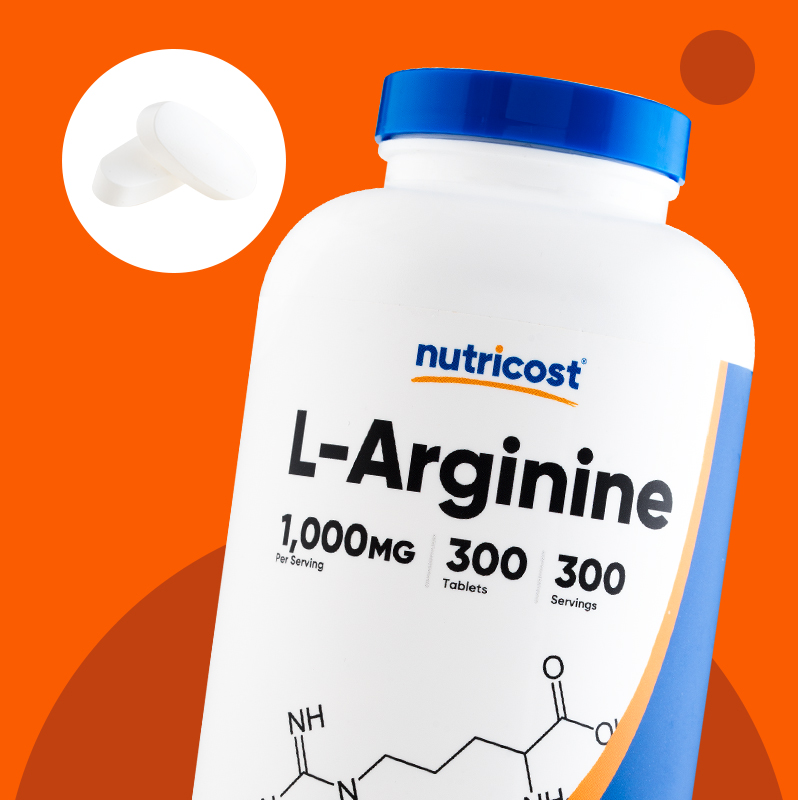 L-ARGININA - NUTRICOST - 300 TABLETAS - 7