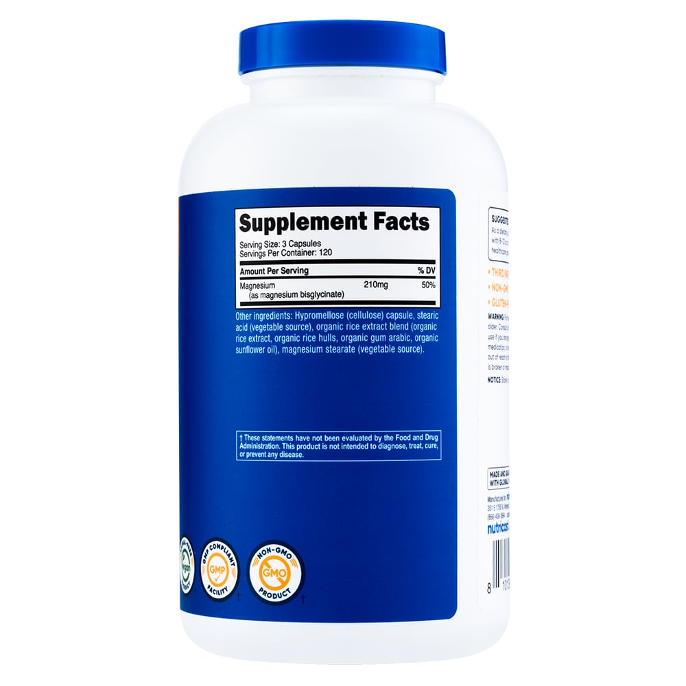 GLICINATO MAGNESIO - NUTRICOST - 360 CÁPSULAS - 2