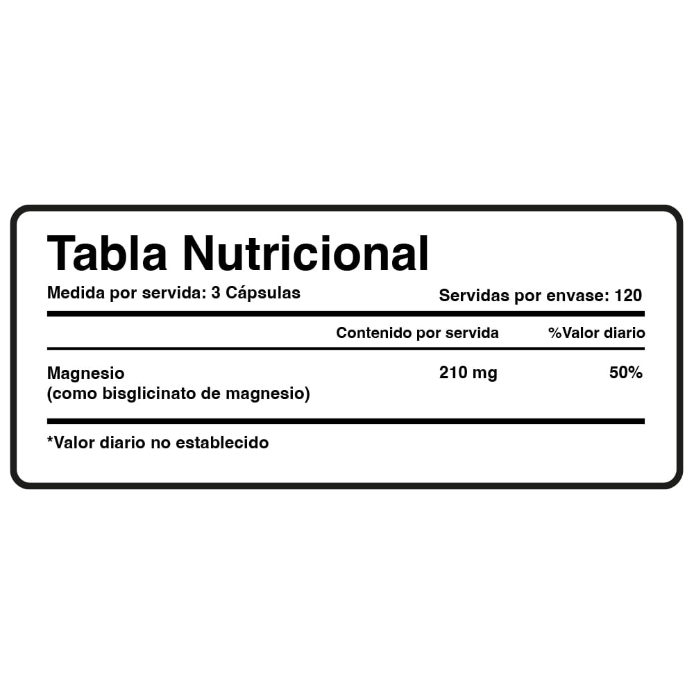 GLICINATO MAGNESIO - NUTRICOST - 360 CÁPSULAS - 5