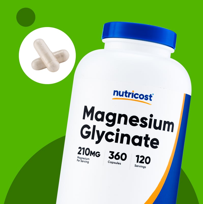 GLICINATO MAGNESIO - NUTRICOST - 360 CÁPSULAS - 7